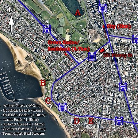 ☆ Heart Of St Kilda ☆ Infinity Pool+Parking+Wifi Apartment Melbourne Exterior foto