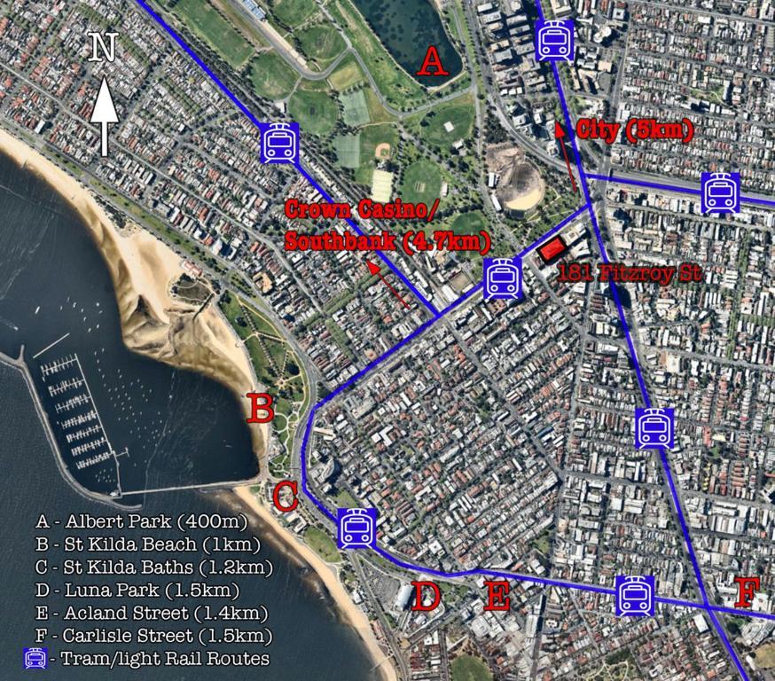 ☆ Heart Of St Kilda ☆ Infinity Pool+Parking+Wifi Apartment Melbourne Exterior foto