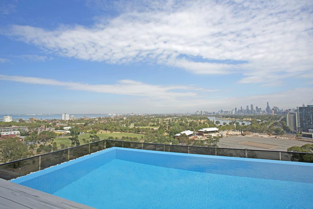 ☆ Heart Of St Kilda ☆ Infinity Pool+Parking+Wifi Apartment Melbourne Exterior foto